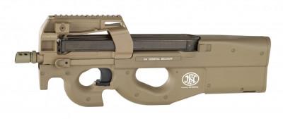 Replica FN P90 FDE Cybergun TAN foto