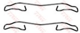 Set accesorii, placute frana FORD FOCUS II Limuzina (DA) (2005 - 2016) TRW PFK347