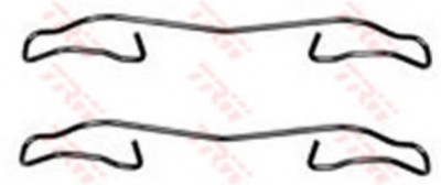 Set accesorii, placute frana FORD FOCUS II Limuzina (DA) (2005 - 2016) TRW PFK347 foto