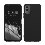 Husa Kwmobile pentru Nokia C32, Negru, Silicon, KWM000021KO001C, Carcasa