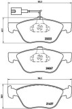 BREMBO P 23 112 PRIME LINE set placute frana,frana disc