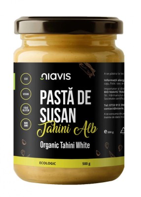 Pasta de Susan Tahini Alb Ecologica 500 grame Niavis foto
