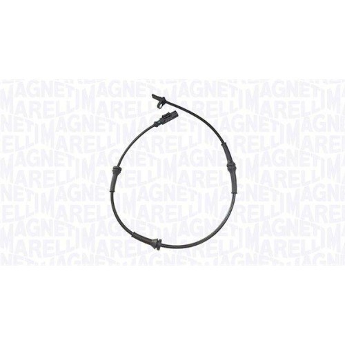 Senzor ABS Fiat Panda (169) 09.03- , Spate, MAGNETI MARELLI