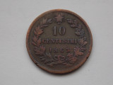 10 CENTESIMI 1863 ITALIA, Europa