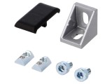 Coltar pentru profile FATH 20mm, zinc turnat, 17mm latime, element montare, accesorii profil