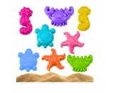 Set forme pentru nisip in forma de animale, 4 bucati, Lean 14564