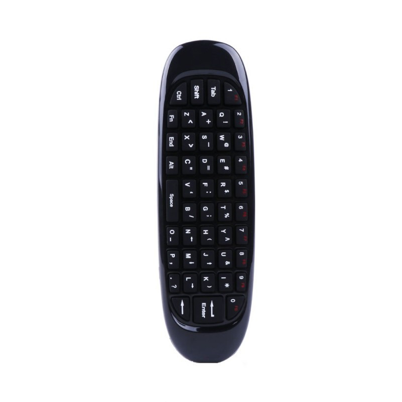 Mini tastatura inteligenta cu Air Mouse, Wifi, Gyroscope 3 axe, negru |  Okazii.ro