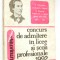 Concurs de admitere in licee si scoli profesionale 1992