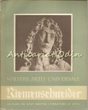 Tilman Riemenschneider - Heinz Stanescu - Tiraj: 3150 Exemplare