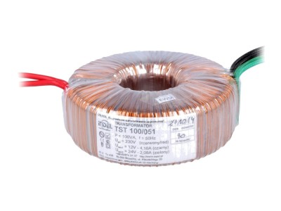 Transformator toroidal 100VA 230V 12V/24V foto
