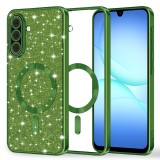 Husa Samsung Galaxy A17 5G Glitter MagSafe, Asteroid GSM Luxury, Verde