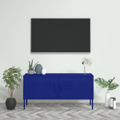 Gossi comoda tv, bleumarin, 105x35x50 cm, otel foto