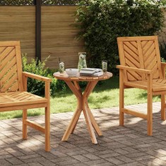 vidaXL Masă de bistro Maro 70 x 70 x 75 cm Lemn masiv de tec