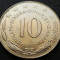 Moneda 10 DINARI / DINARA - RSF YUGOSLAVIA, anul 1981 *cod 2886 = A.UNC LUCIU