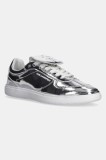 Karl Lagerfeld sneakers din piele ATLAS culoarea argintiu, KL63820