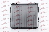 Radiator Toyota Sequoia 00-06, Tundra 00-06, motor: 4.7 V8, 698x600x32, SRLine, Aluminiu/ Plastic brazat, 164000F030; 164000F040