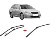 Cumpara ieftin Set 3 stergatoare SKODA OCTAVIA II Combi (1Z5) 2004 - 2013, parbriz si luneta, Bosch Aerotwin