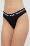 Cumpara ieftin Karl Lagerfeld Tanga culoarea negru