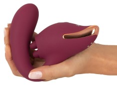 Vibrator cu stimulator inovator cu limbă Javida foto