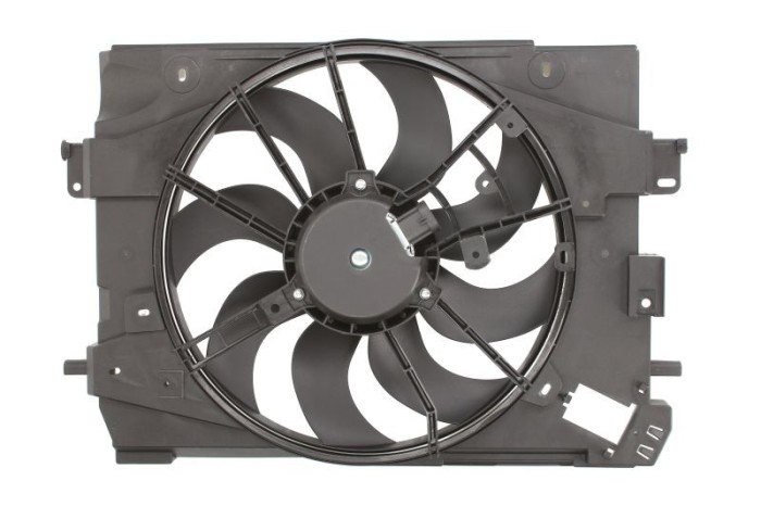 GMV radiator electroventilator Dacia Lodgy, 2012-, Dokker, 2012-, Duster, 2010-2017, motor 1.2 TCE, 1.6, benzina, 1.5 dci, diesel, 385 mm; 2 pini, fa