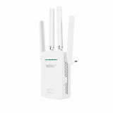Amplificator&nbsp;Retea Wi-Fi MRG L-LVWR09, 4 Antene, Repetor, Alb C449