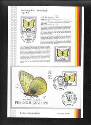 Germania FDC 16g.1991 foto