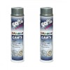 Pachet 2 x Vopsea Spray Argintie Dupli-Color 600ml, Jante Auto, Uscare Rapida, Rezistenta Intemperii