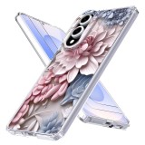 Husa pentru samsung galaxy s25 edge, atasare magnetica, magsafe, 3d flower medley 10
