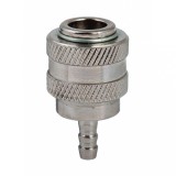 Conector rapid pneumatic 1/4 inch la 6 mm, otel nichelat, Raider QC07