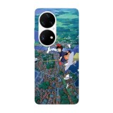 Husa compatibila cu Huawei Mate 40 model Kiki&amp;#039;s Delivery Service, Silicon, TPU, Viceversa, Transparent, Carcasa