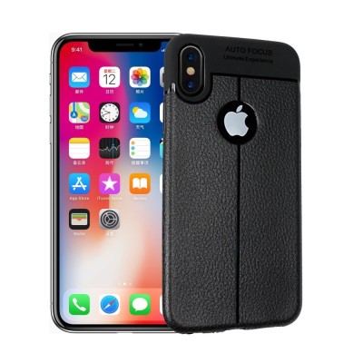Husa apple iphone x zore tpu moale negru foto