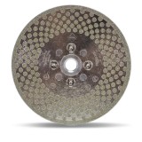 Disc diamantat galvanizat pt. taiat si slefuit 115mm, ECD 115 2in1 SuperPro - RUBI-31964