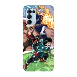 Husa compatibila cu Oppo A54 5G model My hero Academia Team Battle, Silicon, TPU, Viceversa, Transparent, Carcasa