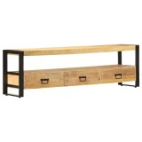 Cumpara ieftin Comoda TV, 150x30x45 cm, lemn masiv de mango