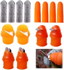 1 pachet instrument de recoltat cu?it din silicon pentru degetul mare, cu?it de cules de fructe de plante de legume de dimensiuni mari, instrumente de foto