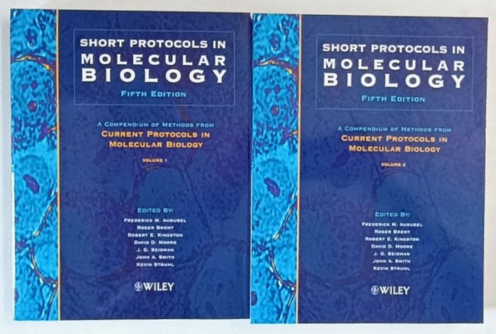 SHORT PROTOCOLS IN MOLECULAR BIOLOGY , A COMPENDIUM OF METHODS FROM CURRENT PROTOCOLS IN MOLECULAR BIOLOGY , FIFTH EDITION , VOLUMES I - II by FREDERI