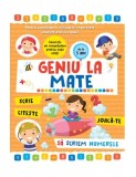 Geniu la mate &ndash; scrie, citește, joacă-te, să scriem numerele (Vol. 1)