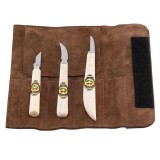 Cumpara ieftin Set de cutite pentru sculptura in lemn Kirschen 3307000, 3 piese