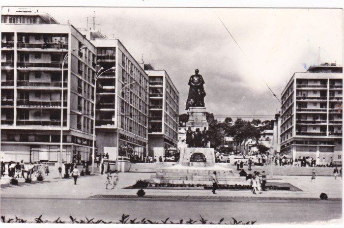 AS - ILUSTRATA 1214, IASI- VEDERE DIN PIATA UNIRII, ANUL 1962