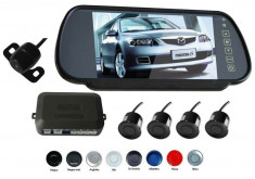 Senzori parcare cu camera video si display LCD de 7&amp;amp;amp;quot; in oglinda S608 - XDR-796 foto