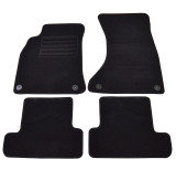 Covorase mocheta Audi A5 5Usi Sportback / S5 Sportback 2009- Negru, set de 4 bucati Kft Auto, AutoLux