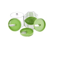 Taietor de legume 3 in 1 pentru bormasina Tcjj, 13.7 x 10.8 x 10.7 cm, plastic