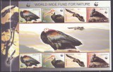 DB1 Fauna Lesotho WWF Pasari Ibis Plesuv MS MNH, Nestampilat