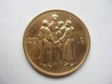 Moneda Romania 20 Lei 1930 Hora Londra, Mihai I, L14.70 - Numismatica