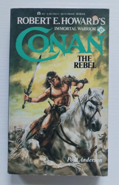 Carte ROBERT E. HOWARD&#039;S - CONAN THE REBEL (EN) - ACE BOOKS