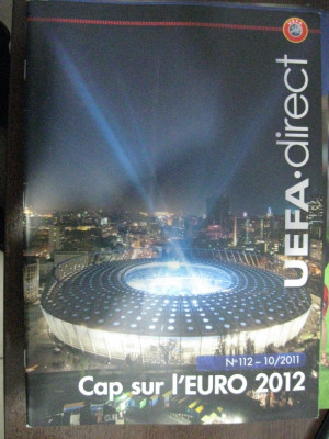 Revista fotbal (oficiala) UEFA-direct 2012 foto