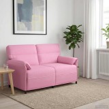 vidaXL Canapea 100% poliester, cadru din metal, MDF, placaj 42033909