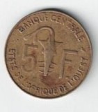 Moneda 5 francs 1974 - Statele Africii de Vest