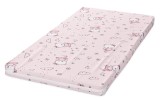 Saltea pat, Lorelli Classic, spuma elastica, 60 x 120 x 6 cm, Pink Ballerina Bear