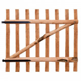 Poarta de gard simpla, din lemn de alun, 100x90 cm GartenMobel Dekor, vidaXL